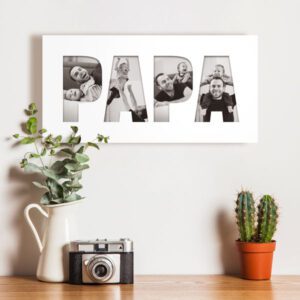 Bastidor Collage PAPA 20x40