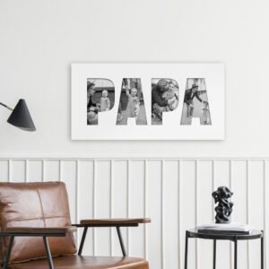 Bastidor Collage PAPA 30x60
